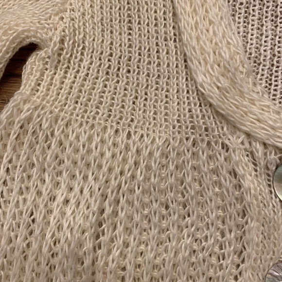 Of Handmade Knit Cream Sweater - Picture 4 of 4